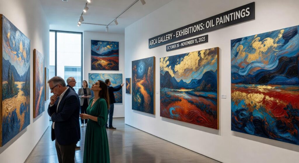 exhibitions oil paintings arcagallerdate