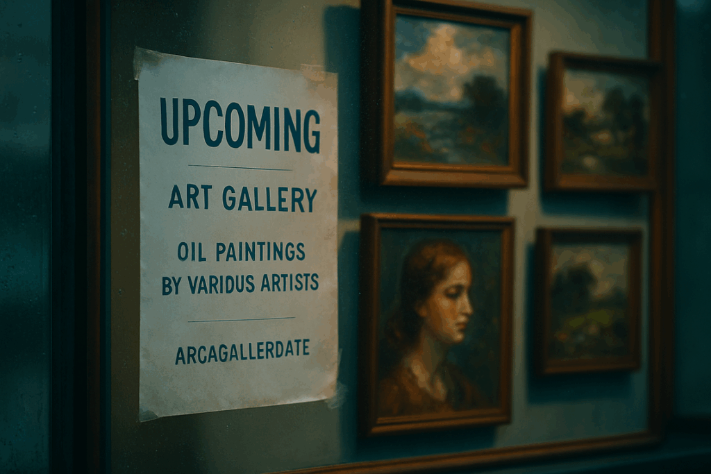 oil paintings exhibitions arcagallerdate